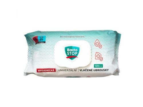 BactoSTOP hygienick� vlh�en� ubrousky 120ks BactoSTOP hygienick� vlh�en� ubrousky 120ks